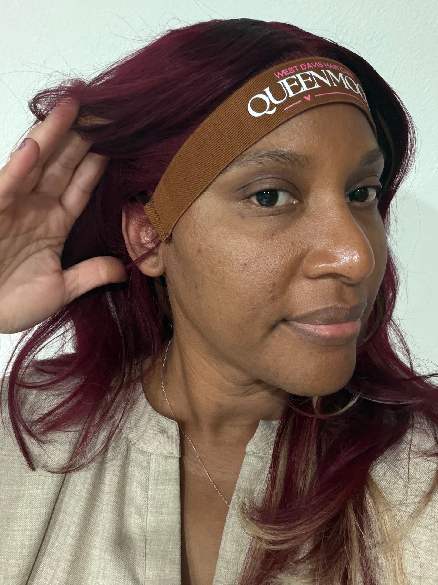 Queen Mode Wig Melt Band Elastic Lace Melting Head Band