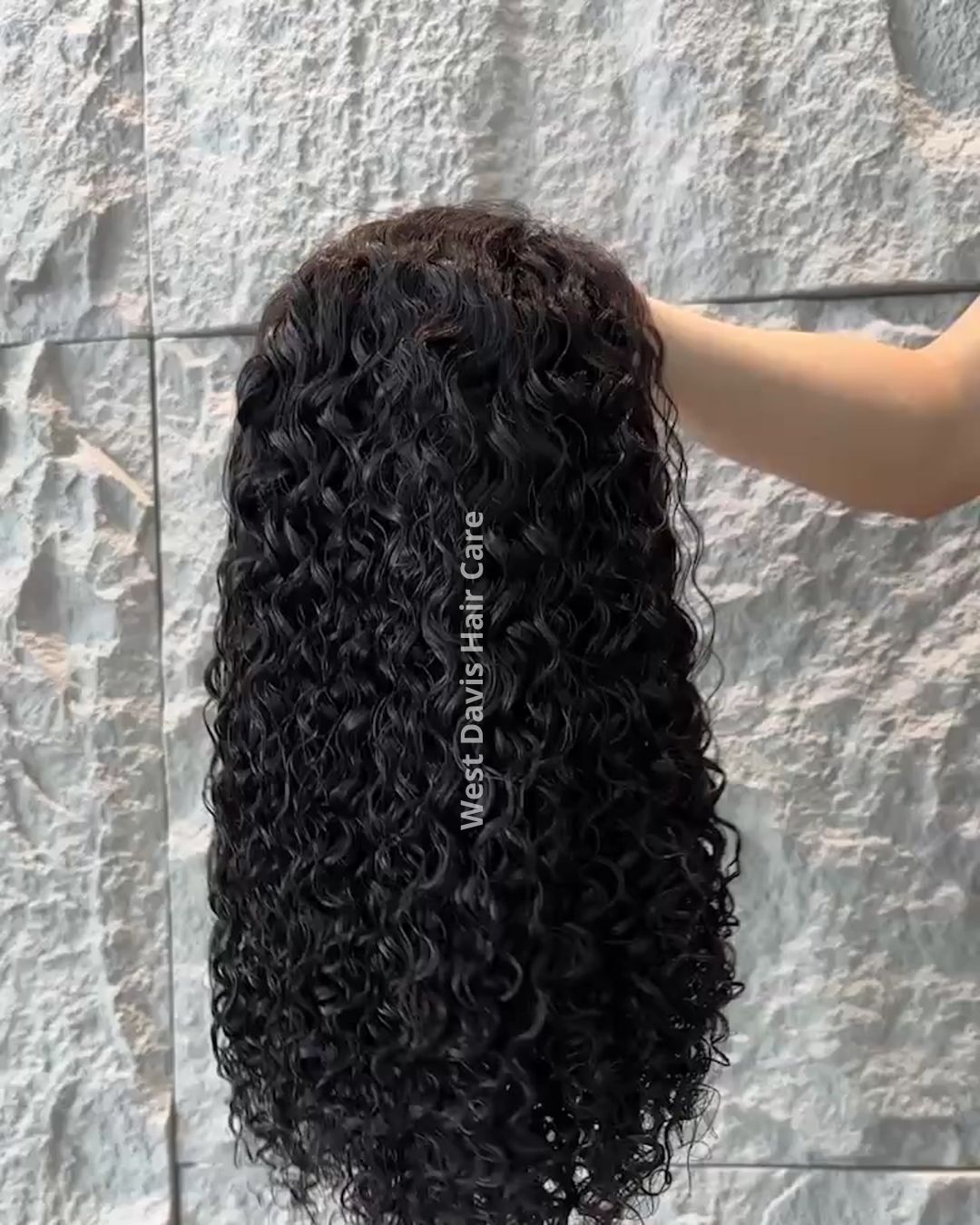 Bundle: 22-Inch Burmese Curly Lace Closure Wig – 300% Density