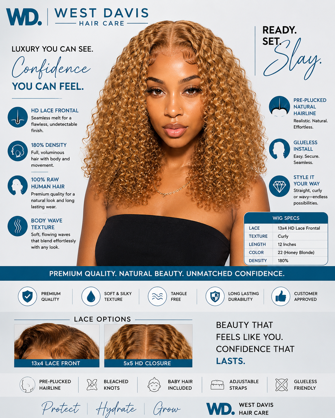 20 Inch Body Wave Raw HD Lace Wig (Copy)