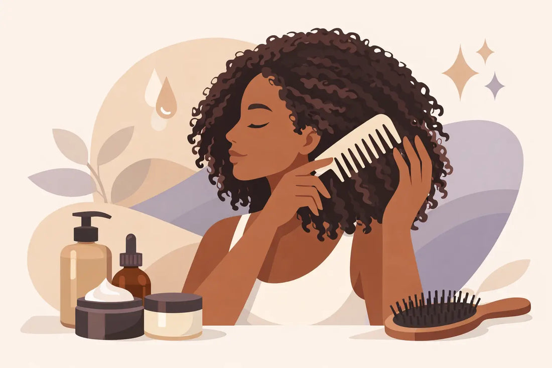 A Gentle Detangling Routine for Textured Hair