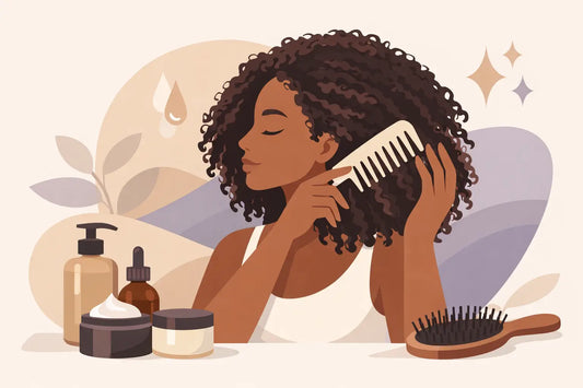 A Gentle Detangling Routine for Textured Hair