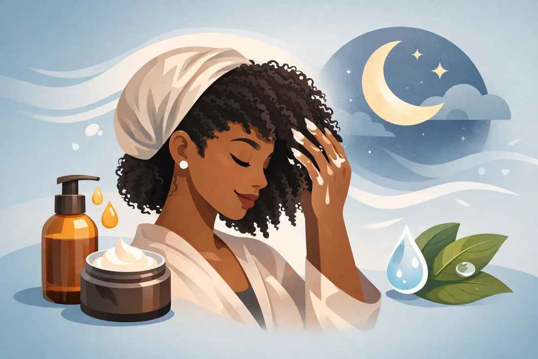 How to Seal Moisture Overnight for Textured Hair