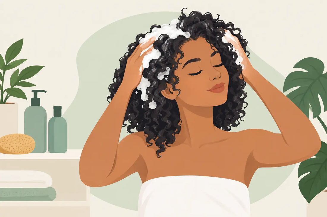 A Guide to Cleansing Curly Scalp Without Dryness