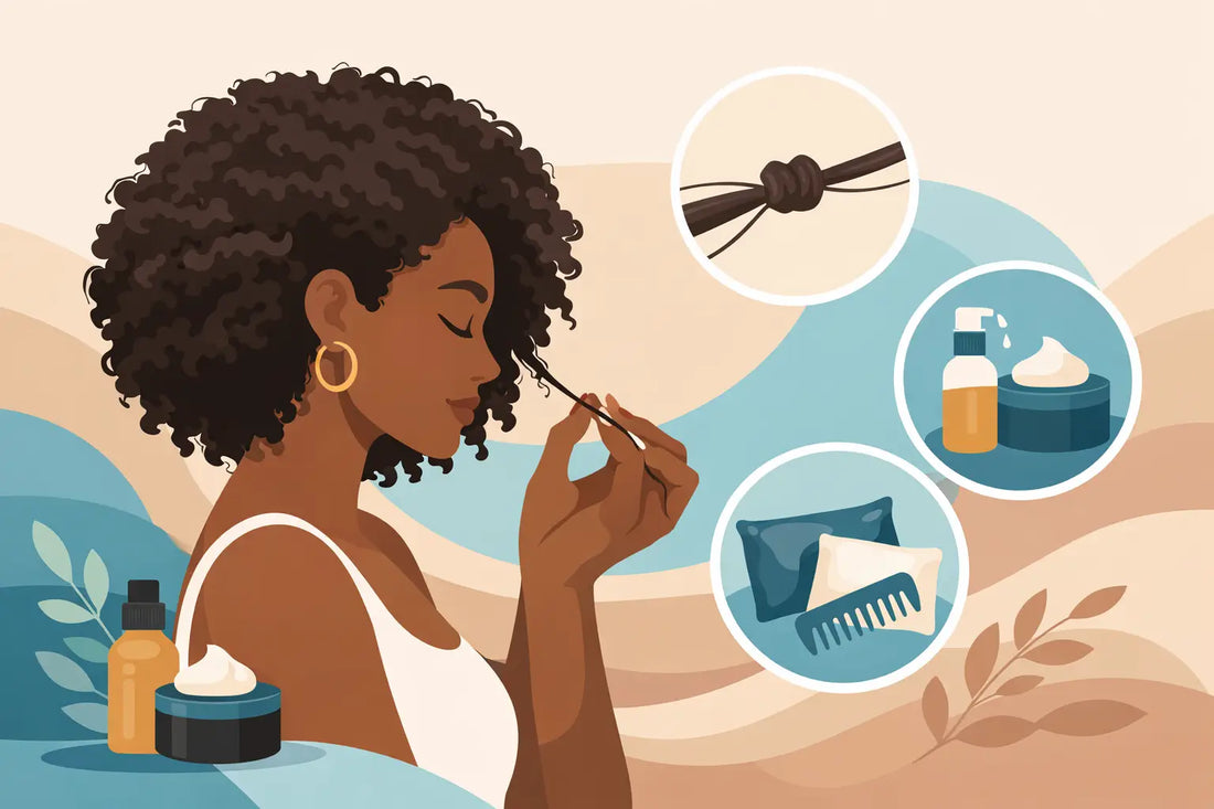 How to Reduce Single Strand Knots in Natural Hair
