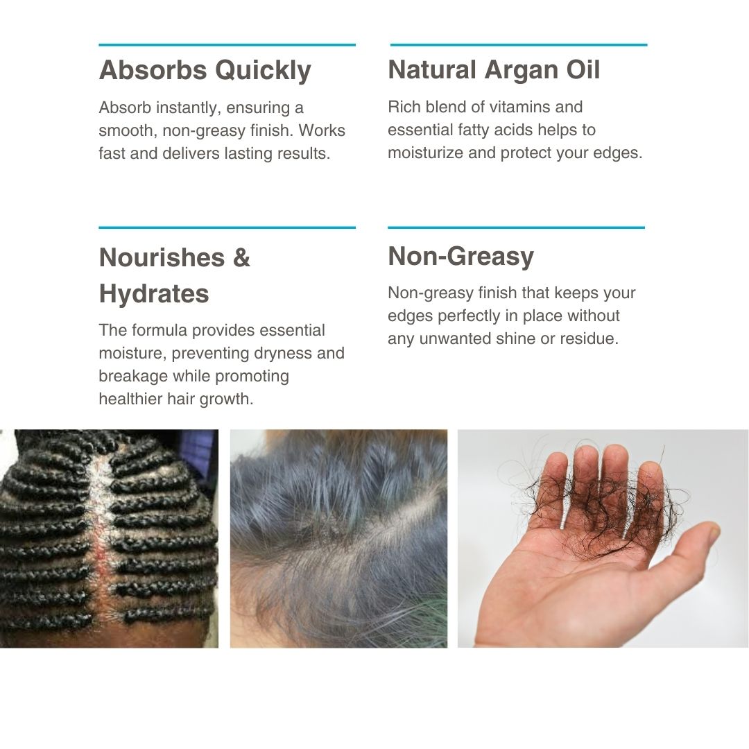 Protective Hydrating Hair Oil for Alopecia with Organic Arvensis Peppermint Oil