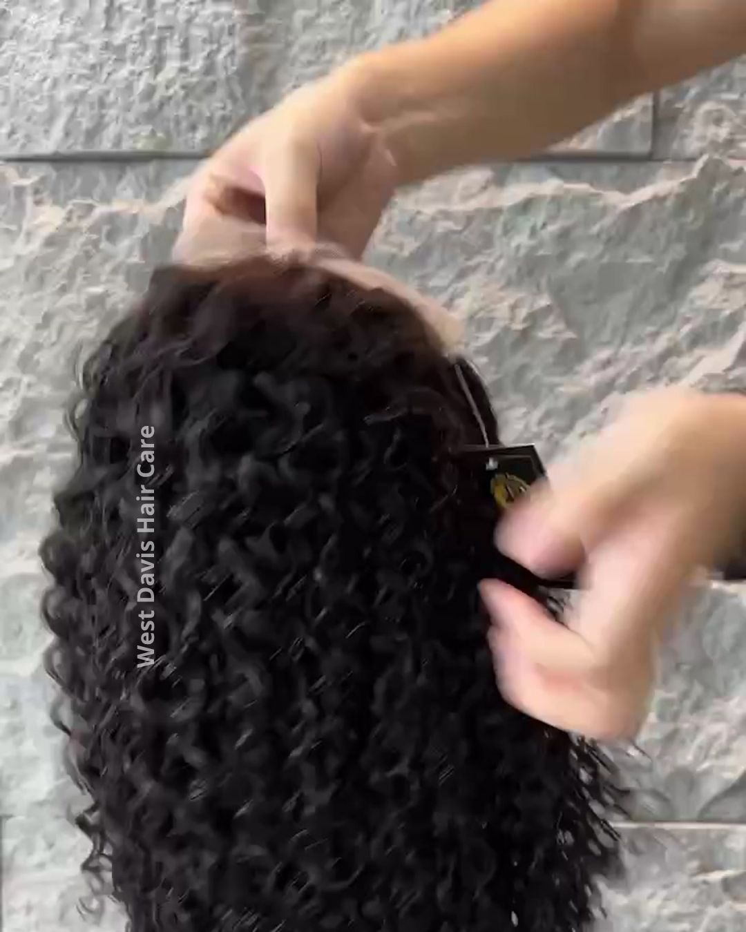 Bundle: 22-Inch Burmese Curly Lace Closure Wig – 300% Density