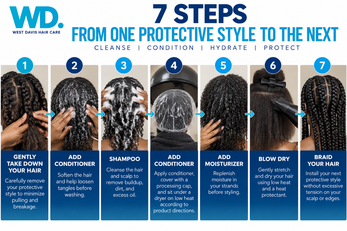 Post-Protective Style Wash Day