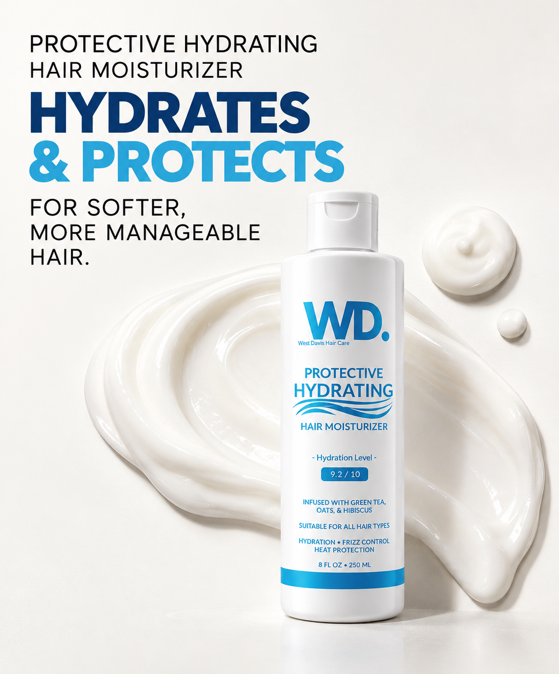 Protective Hydrating Hair Moisturizer - Hydration for Dry, Thirsty Hair.
