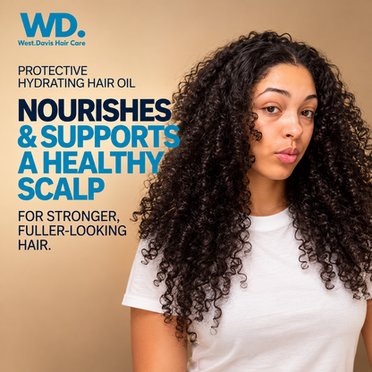 Protective Hydrating Hair Oil (4 fl oz) Medium Density Hair Oil - Antibacterial and Antifungal