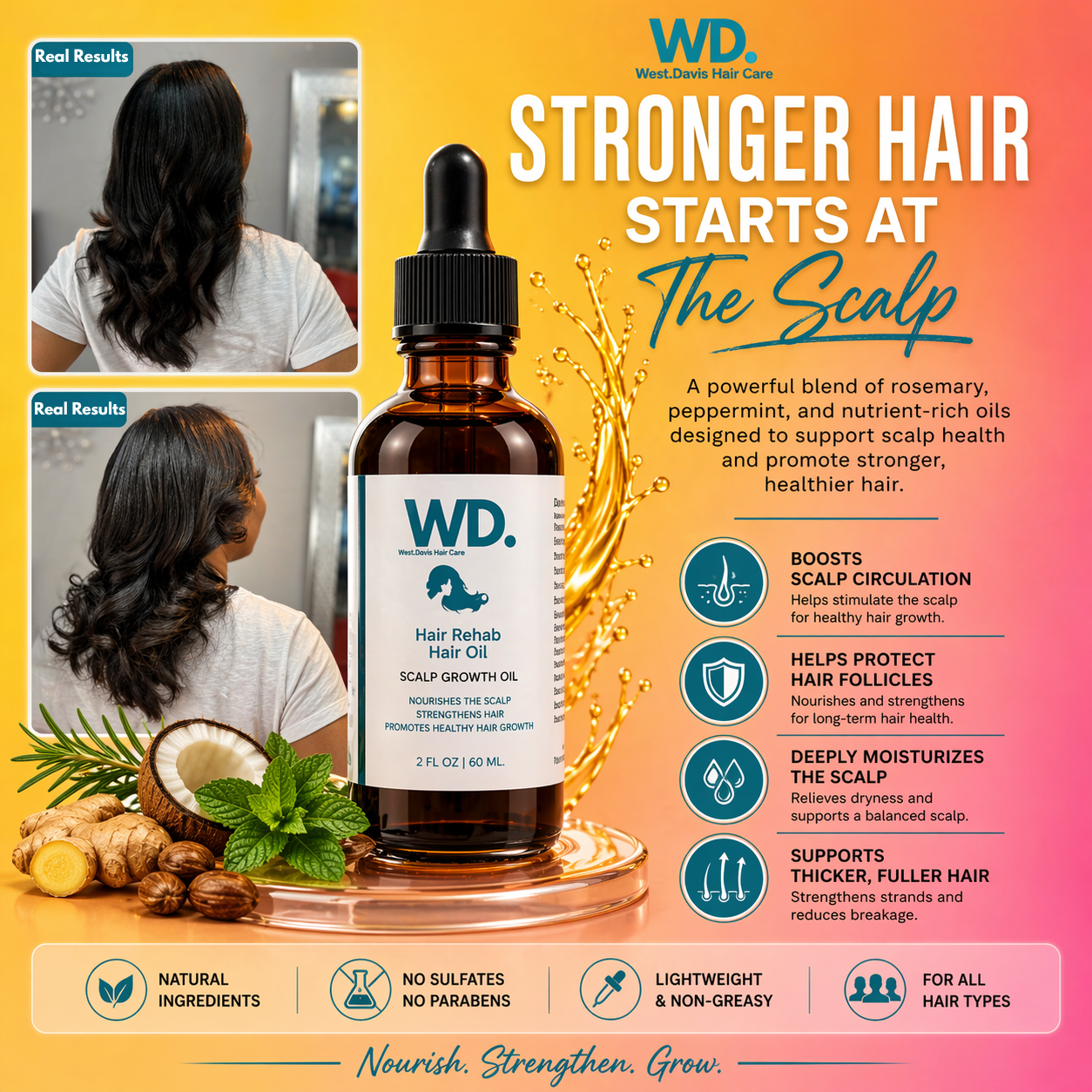 Original Hair Rehab Hair Oil
